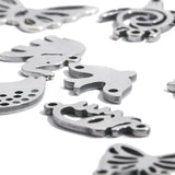 20Pcs Stainless Steel Animal Insect Charms For Jewelry Making