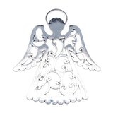 1pcs Antique Silver Oversized Angel Charms For Jewelry Making