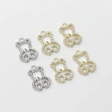 Bear UV Resin Charms 6pcs/lot DIY Jewelry Making