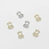 Bear UV Resin Charms 6pcs/lot DIY Jewelry Making