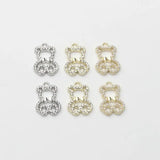 Bear UV Resin Charms 6pcs/lot DIY Jewelry Making