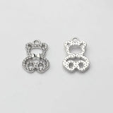 Bear UV Resin Charms 6pcs/lot DIY Jewelry Making