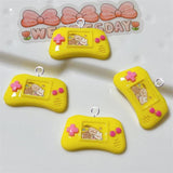 10pcs Game Console Charms Resin Cartoon Animals Rabbit Bear Pendant