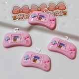 10pcs Game Console Charms Resin Cartoon Animals Rabbit Bear Pendant