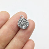 20pcs 11mm Beautiful Coin Charms Pendant DIY Jewelry 2 Colors