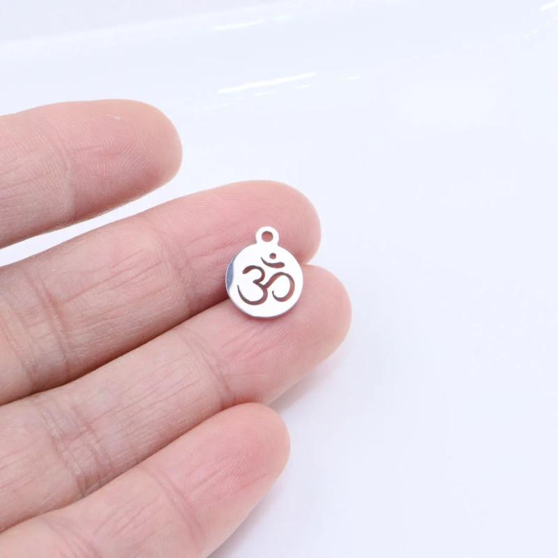 10pcs Moon/Star Stainless Steel Charm Pendant DIY Jewelry Set