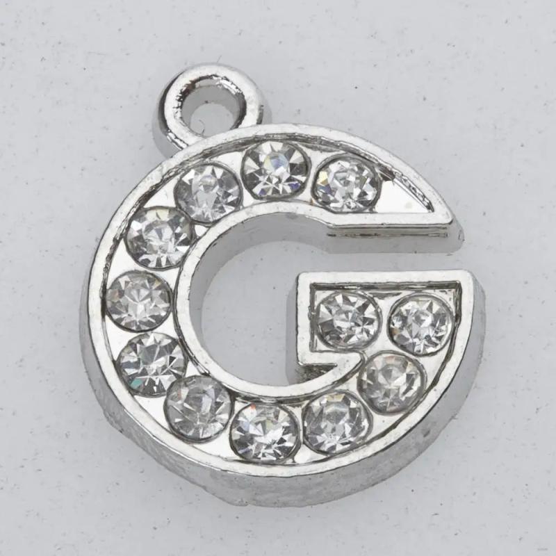 Letter Pendant 1,5 cm Personalized Initial Necklace