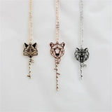 Personalized Dog Mama Bear Necklace Geometric Jewelry