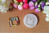 Rabbit head cookies silicone mold for resin jewelry pendant