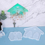 Couple Wall Hanging Keychain Key Hook Silicone Mould