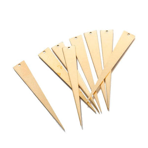 10pcs Raw Brass Triangle Charms Blank Pendant DIY Jewelry Making Component