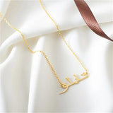 Islamic Arabic Name Necklace Personalized Pendant Chain Gift