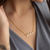 Islamic Arabic Name Necklace Personalized Pendant Chain Gift
