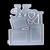 Love Heart Photo Frame Silicone Mold for Resin