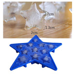5 Star Silicone Ice Cube Tray Mold Mini Pendant Resin Casting Mold