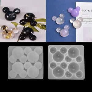 Mickey Head Silicone Mold for Epoxy Resin DIY Craft