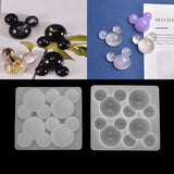 Mickey Head Silicone Mold for Epoxy Resin DIY Craft