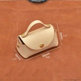 Leather Craft Mini Bag Coin Purse Sewing Pattern Stencil Set