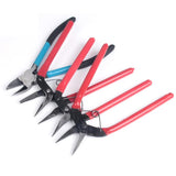 Stainless Steel Flat Button Pliers Round Nose Jewelry Making Hand Tool