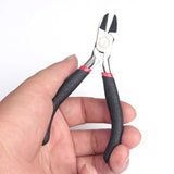 Stainless Steel Flat Button Pliers Round Nose Jewelry Making Hand Tool