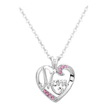To My Amazing Mom Necklace Thank You & Love You with Box Necklace Card