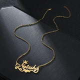 Personalized Stainless Steel Heart Name Necklace Choker