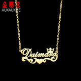 Personalized Stainless Steel Heart Name Necklace Choker
