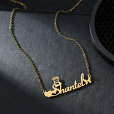 Personalized Stainless Steel Heart Name Necklace Choker