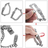 Heart Lock Key Couple Bracelets Stainless Steel Jewelry