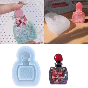 Resin Casting Shaker Mold for Pendant Keychain Making