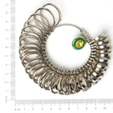 Metal Finger Ring Size Gauge Jewelry Tools