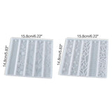 Cat Paw Love Heart Flower Rectangle Bookmark Resin Mold