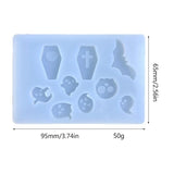 Halloween Silicone Resin Mold for DIY Keychain Pendant