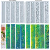 Rectangle Bookmark Resin Molds DIY Casting Tassels Ornaments