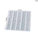 Rectangle Bookmark Resin Molds DIY Casting Tassels Ornaments