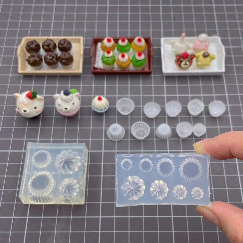 Cupcake Holder Silicone Mold DIY Home Baking Crafts Making