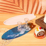 Skateboard Surfboard Silicone Mold Coaster Molds Jewelry Tool