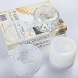 Silicone Mold Trinket Container Clear Round Pen Holder Resin Casting Molds