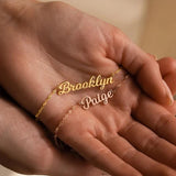 Personalised Name Necklace Women Stainless Steel Jewelry Gift