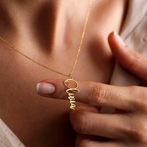 Custom Name Necklace Stainless Steel Letter Neckchain
