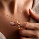 Custom Name Necklace Stainless Steel Letter Neckchain