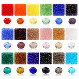 600pcs Crystal Round Briolette Beads for Jewelry Making