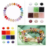 600pcs Crystal Round Briolette Beads for Jewelry Making