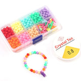 Acrylic Beads Pendants Multicolor Round Letter Pendant Set Findings DIY Box