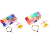 Acrylic Beads Pendants Multicolor Round Letter Pendant Set Findings DIY Box