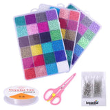 DIY Jewelry Findings Czech Glass Seed Beads Kit for Bracelet Necklace