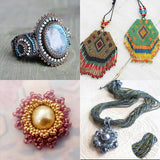 Plated Metal Charm Spacer Seed Beads for DIY Jewelry Making