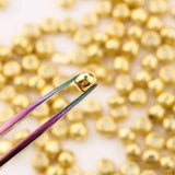 Plated Metal Charm Spacer Seed Beads for DIY Jewelry Making