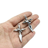 4pcs Alloy Cross Charms for Jewelry Making DIY