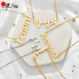 Sifisrri Arabic Name Necklace Stainless Steel Choker Personalized Letter Jewelry